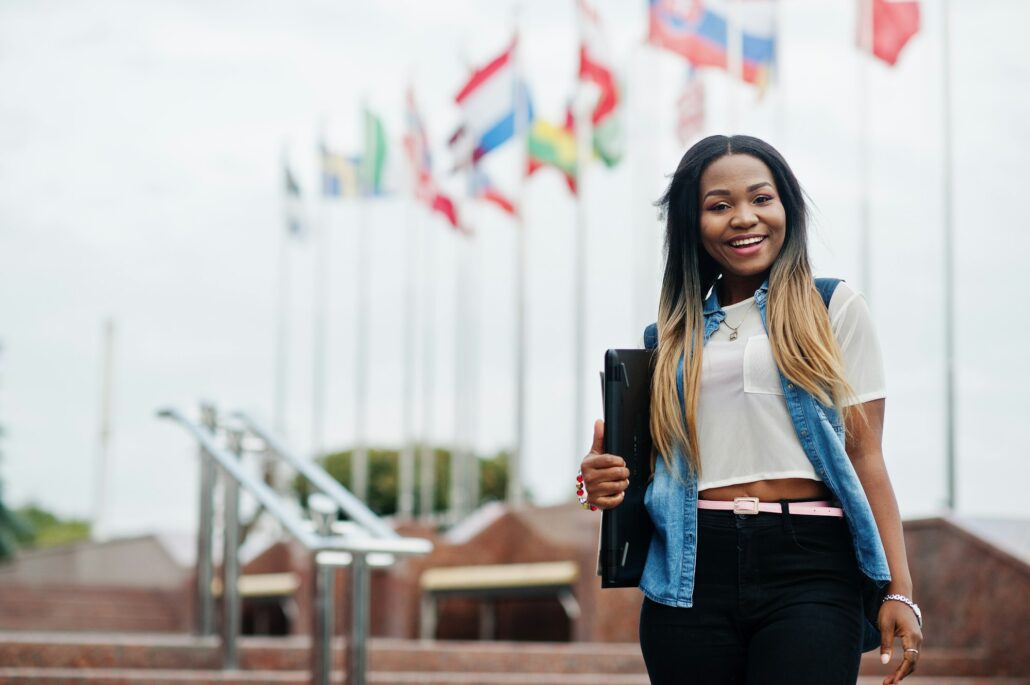 African college student