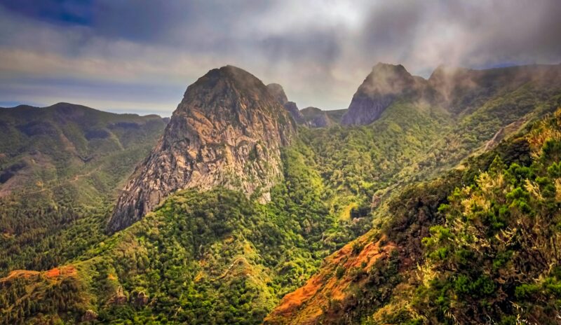 Agando rock in La Gomera