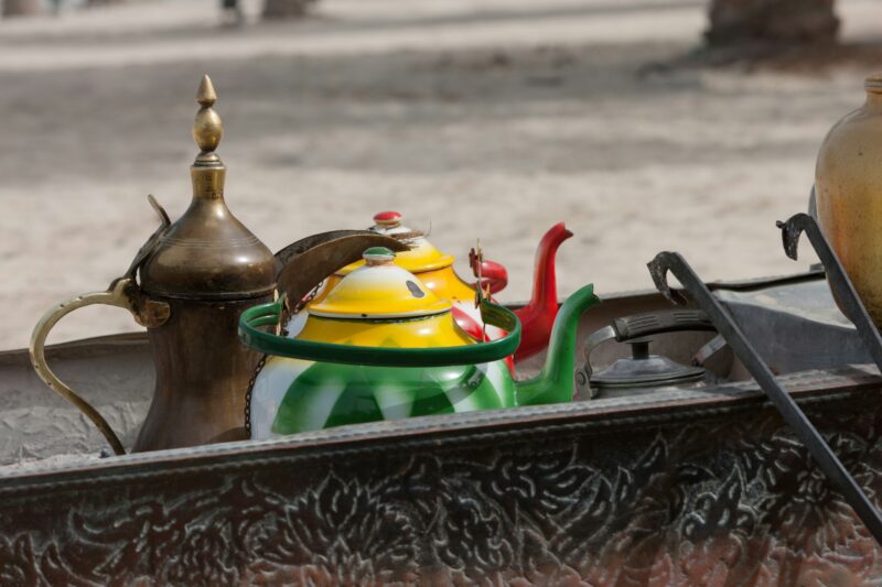 Antique Arabic tea pots