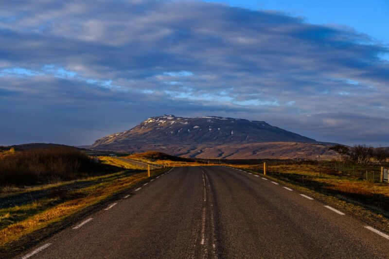 Beautiful road in a national park