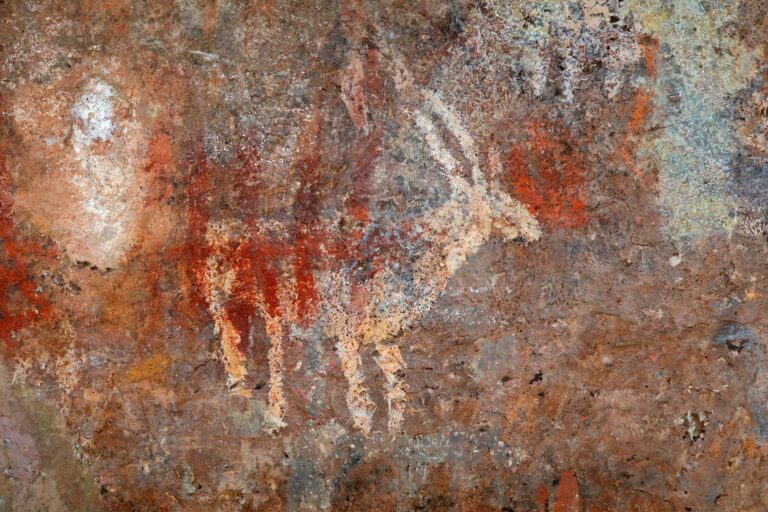 Bushmen rock painting - South Africa