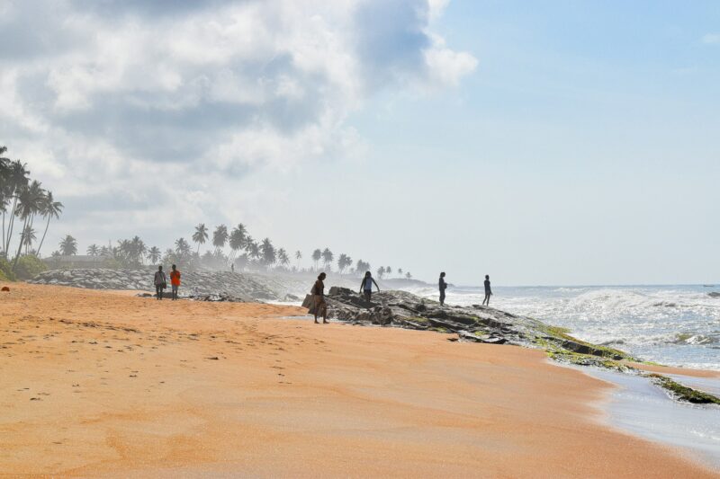 Cape Coast beach in ghana