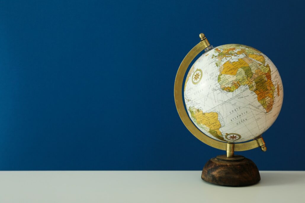 Concept of geography science, discover different countries and cultures