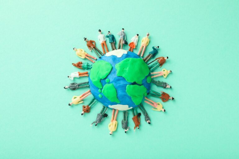 Concept or composition of World Population day