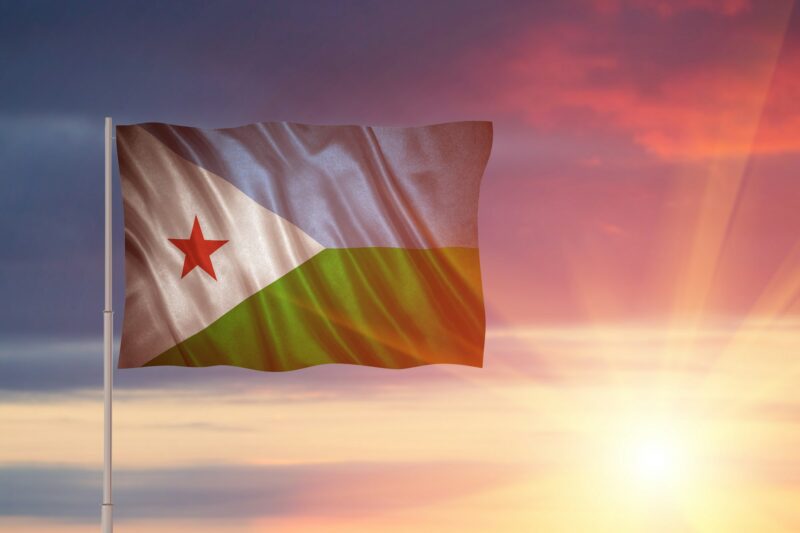Flag of the Djibouti