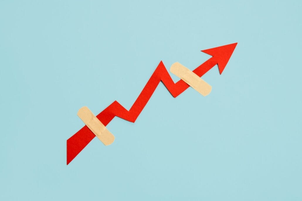 Global economy recovery, Business Economic growth. Financial, industrial and market sector comeback