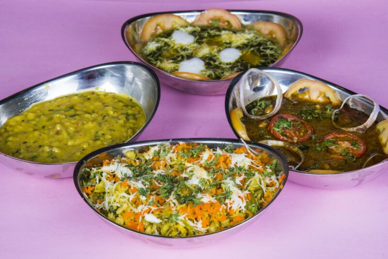 Indian vegetarian dishes, Traditional Indian food.
