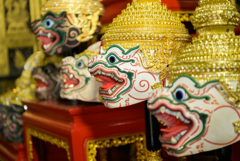 Khon, Is a classical Thai dance in a mask. This is an actor's mask
