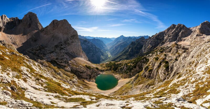 Kriski Podi in the heart of the Julian Alps mountains