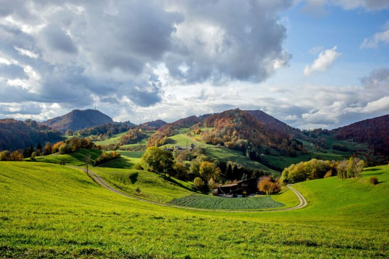 Landscape in the Swiss Plateau