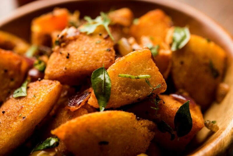 Masala Fried Idli