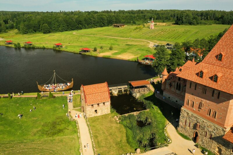 Park-museum of interactive history of Sulla in Belarus. Medieval historical complex