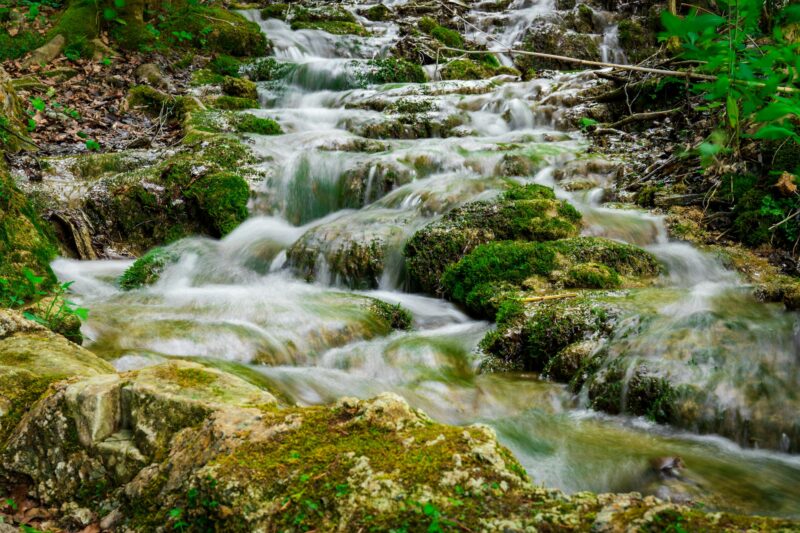 Scenic View of Beautiful Waterfalls in Krka National Park, Croatia's Natural Wonder