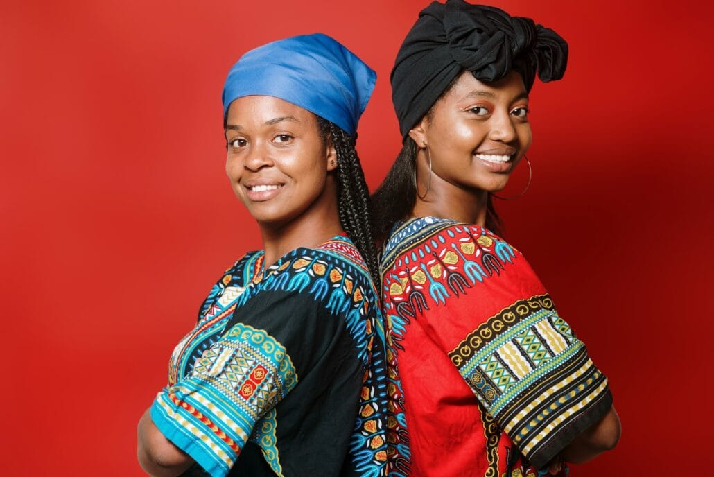 Smiling black women