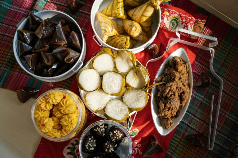 Traditional Malay Food and cookies during Ramadan and Eid Mubarak. Hari Raya Aidilfitri.