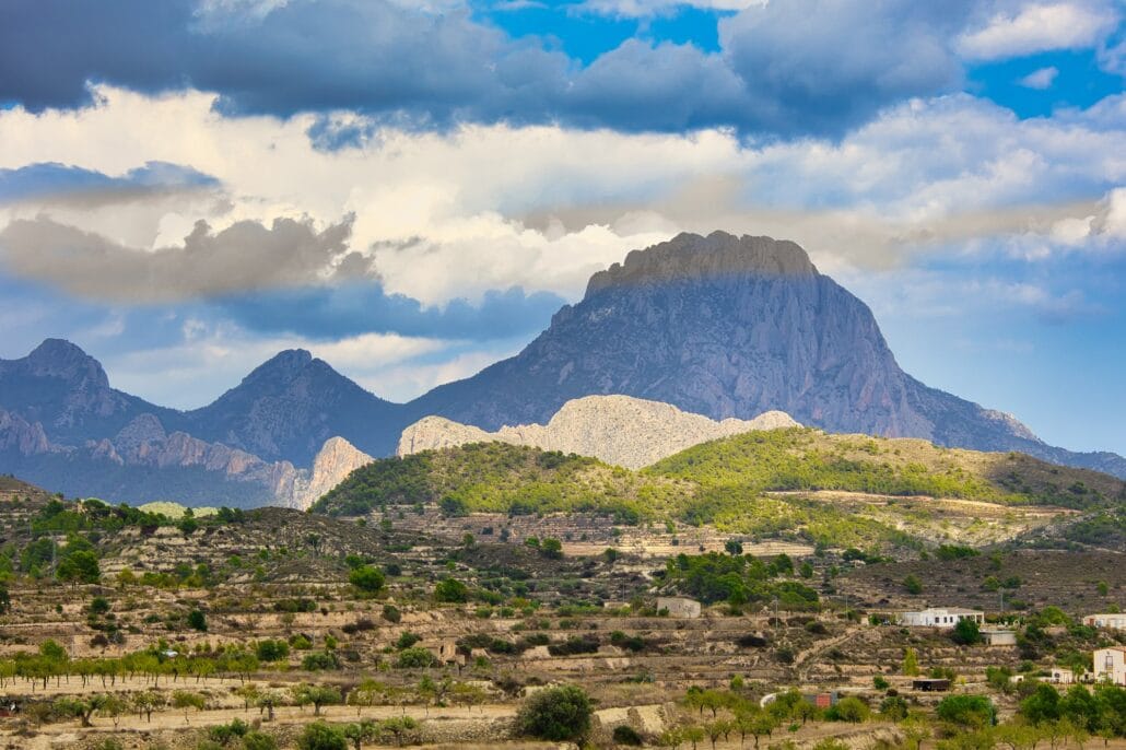 View on the Cabego D'or peaks