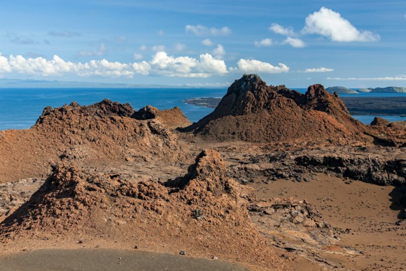 Volcanic landscape - Bartolome in the Galapagos Islands