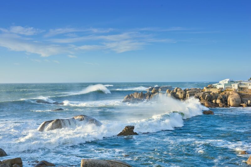 Beautiful rocky coastline - close to Cape Town