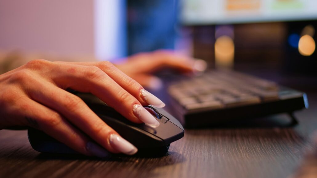 Business woman planning economy investment in office
