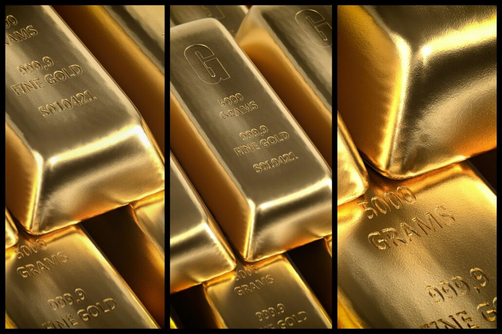 Gold ingots