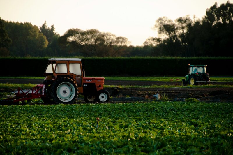 orange tractor