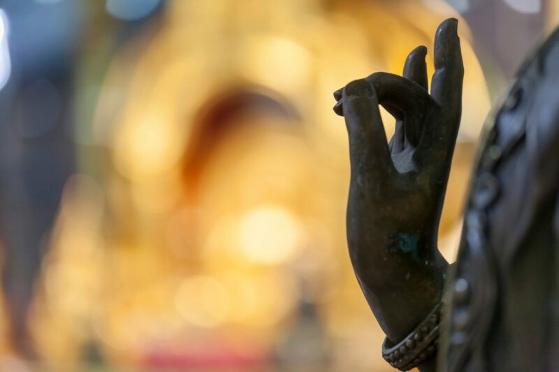 Mudra, meditation, fingers, statue, Buddhism
