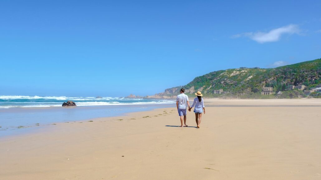 Noetziestrand Knysna, South Africa. beach in Knysna, Western Cape, South Africa