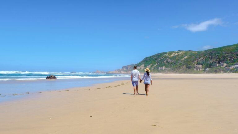 Noetziestrand Knysna, South Africa. beach in Knysna, Western Cape, South Africa