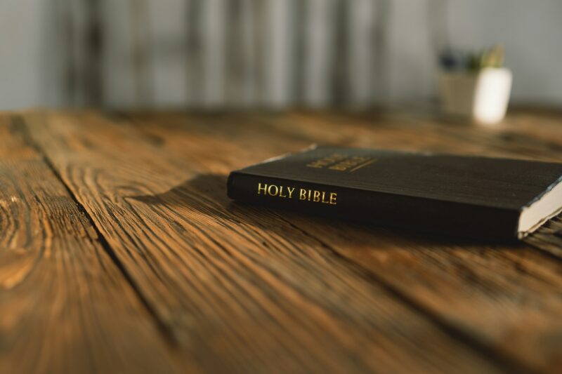 the Holy Bible. Concept for faith, spirituality and religion.