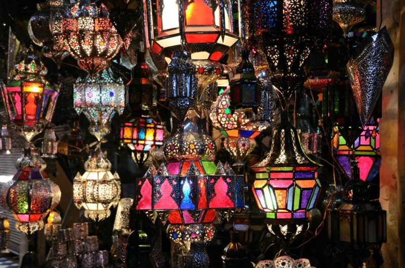 Traditional moroccan lamps