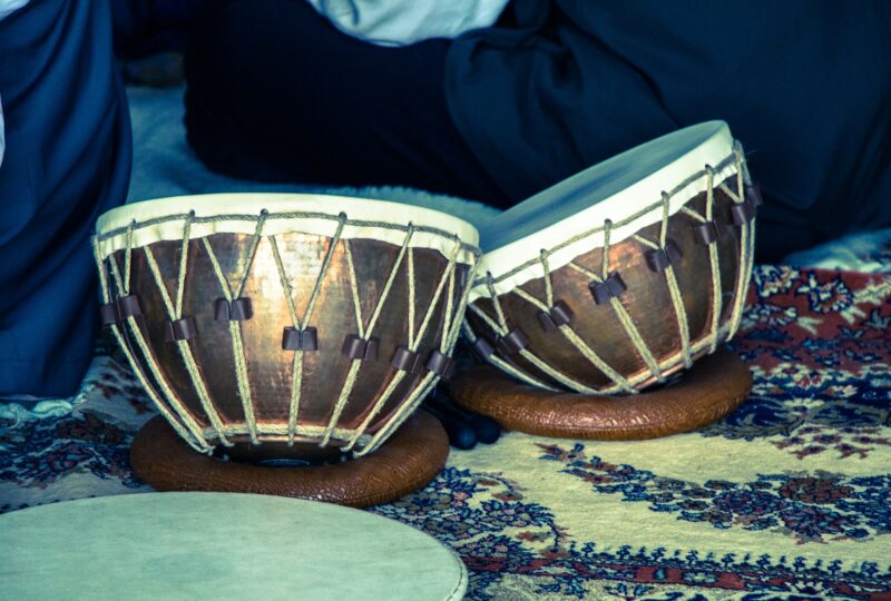 Traditional musical instrument from drums family